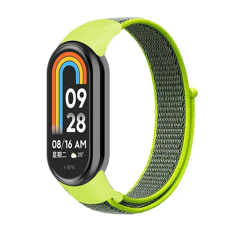 Nylon Loop for xiaomi Mi Band 9 8 Strap NFC SmartWatch Wristband Correa Replacement sport pulsera for Miband 7 6 5 4 3 Bracelet