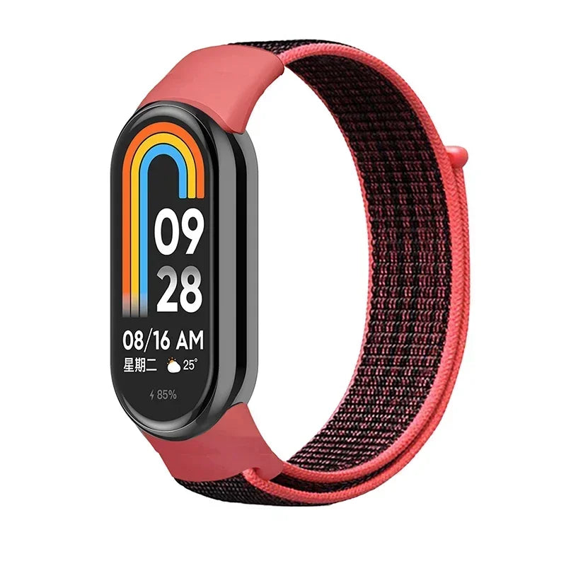 Nylon Loop for xiaomi Mi Band 9 8 Strap NFC SmartWatch Wristband Correa Replacement sport pulsera for Miband 7 6 5 4 3 Bracelet