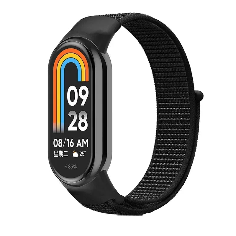 Nylon Loop for xiaomi Mi Band 9 8 Strap NFC SmartWatch Wristband Correa Replacement sport pulsera for Miband 7 6 5 4 3 Bracelet