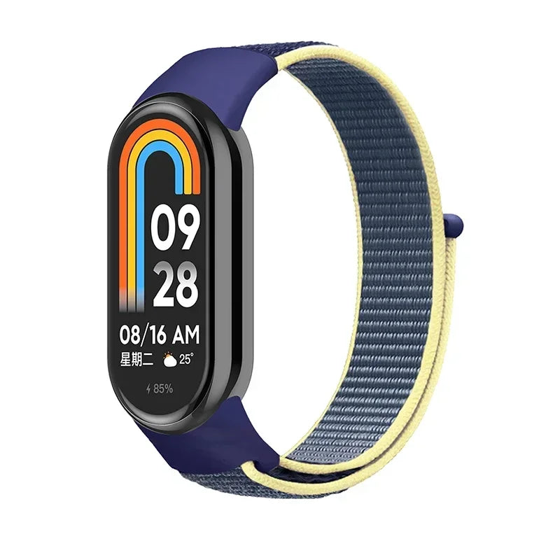 Nylon Loop for xiaomi Mi Band 9 8 Strap NFC SmartWatch Wristband Correa Replacement sport pulsera for Miband 7 6 5 4 3 Bracelet