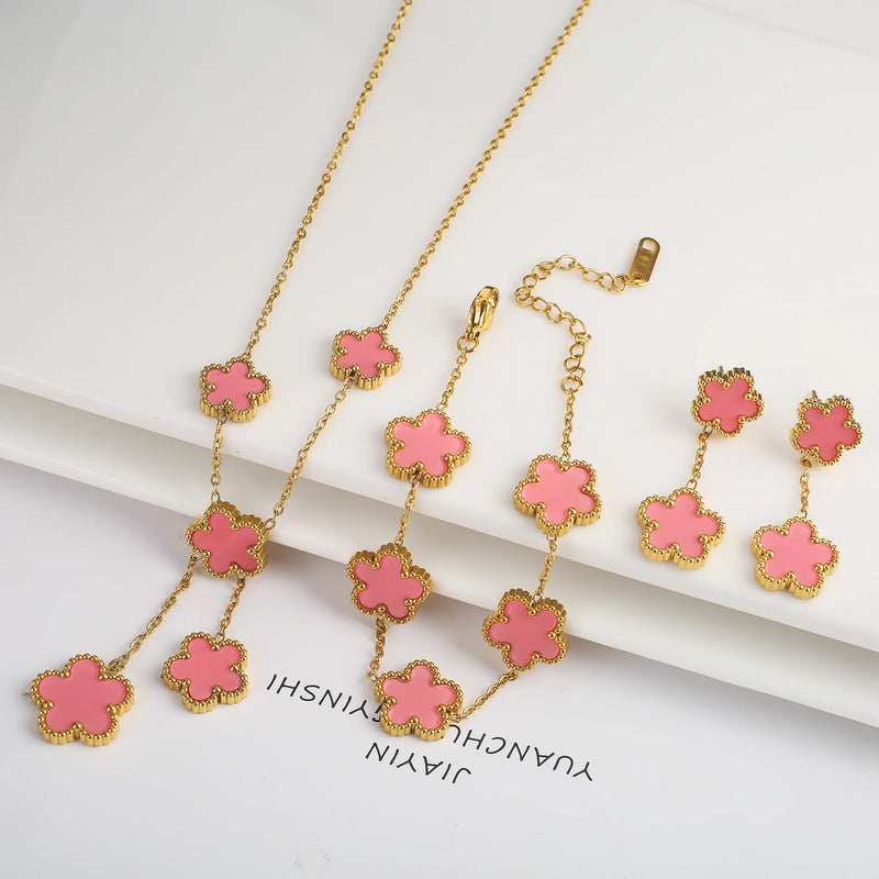 Conjunto Flor Dourada