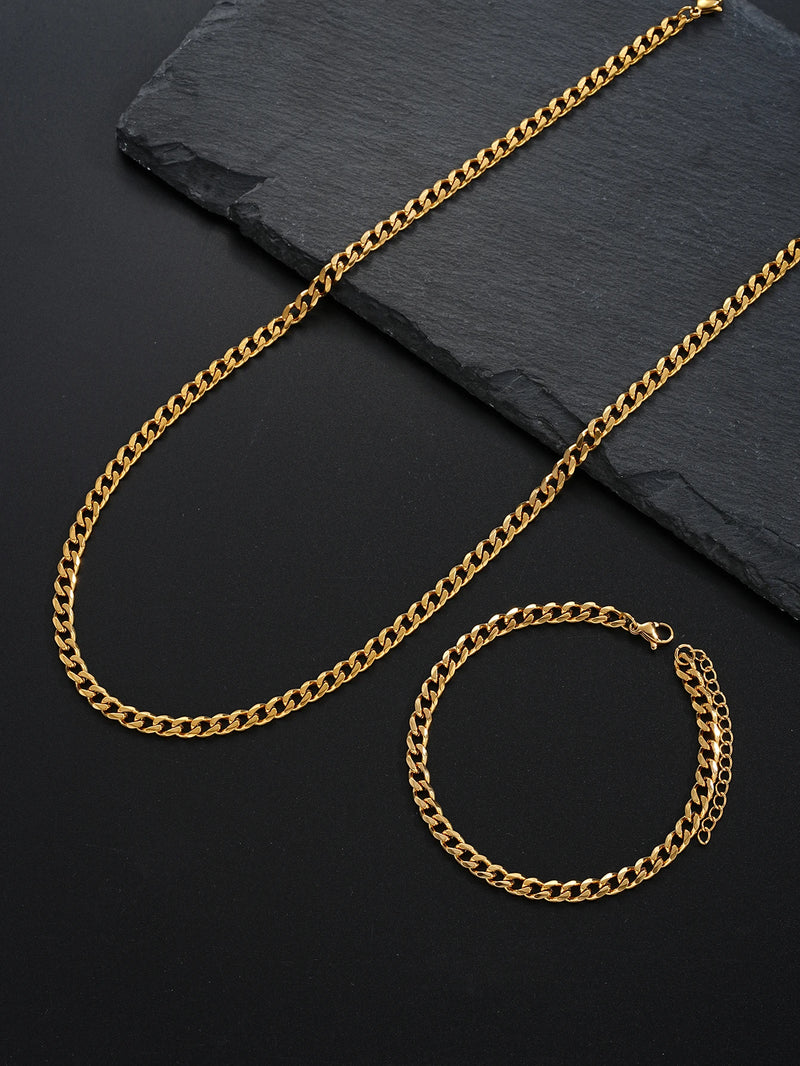Conjunto Pulseira e Colar Moderna