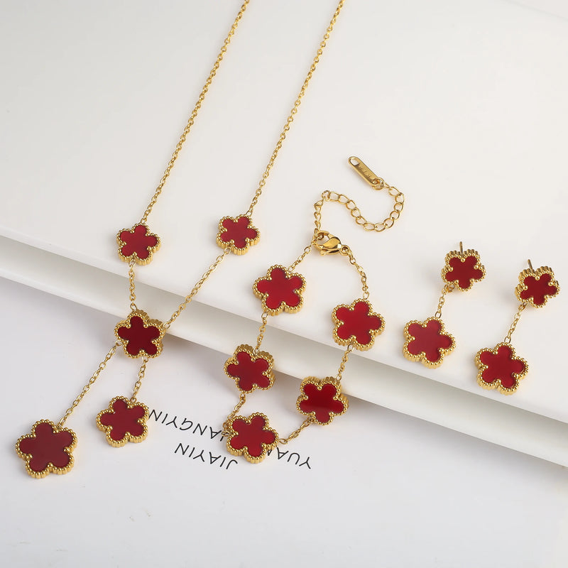 Conjunto Flor Dourada