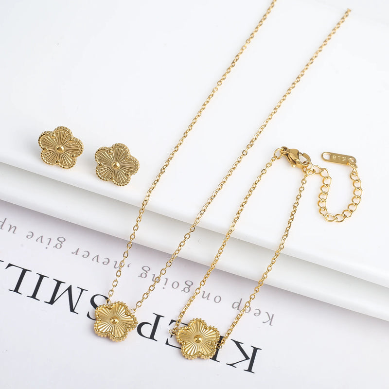 Conjunto Flor Dourada