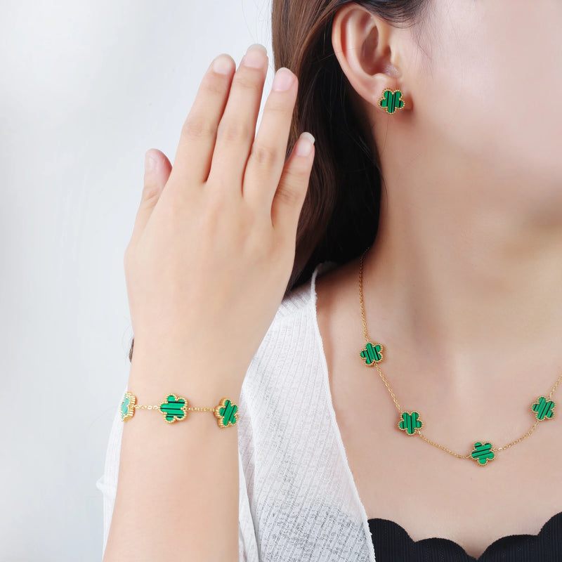 Conjunto Flor Dourada