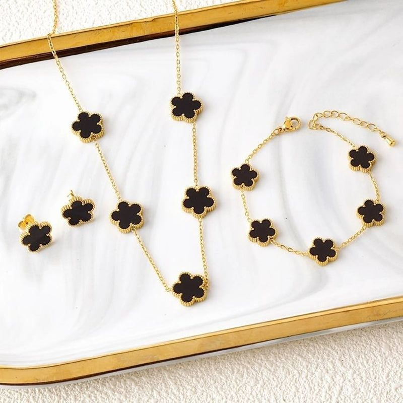 Conjunto Flor Dourada