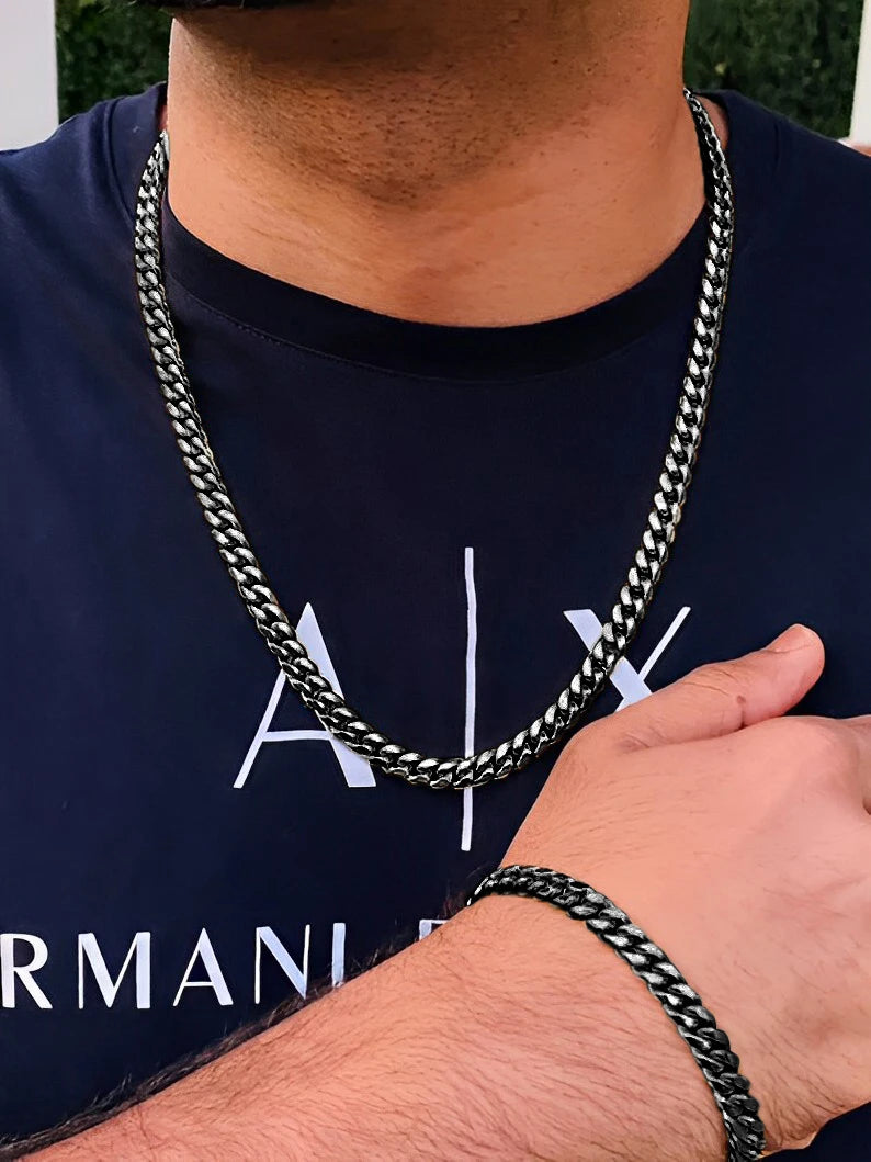 Conjunto Pulseira e Colar Moderna
