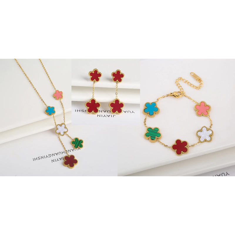 Conjunto Flor Dourada