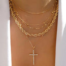 Colar Feminino Multicamadas