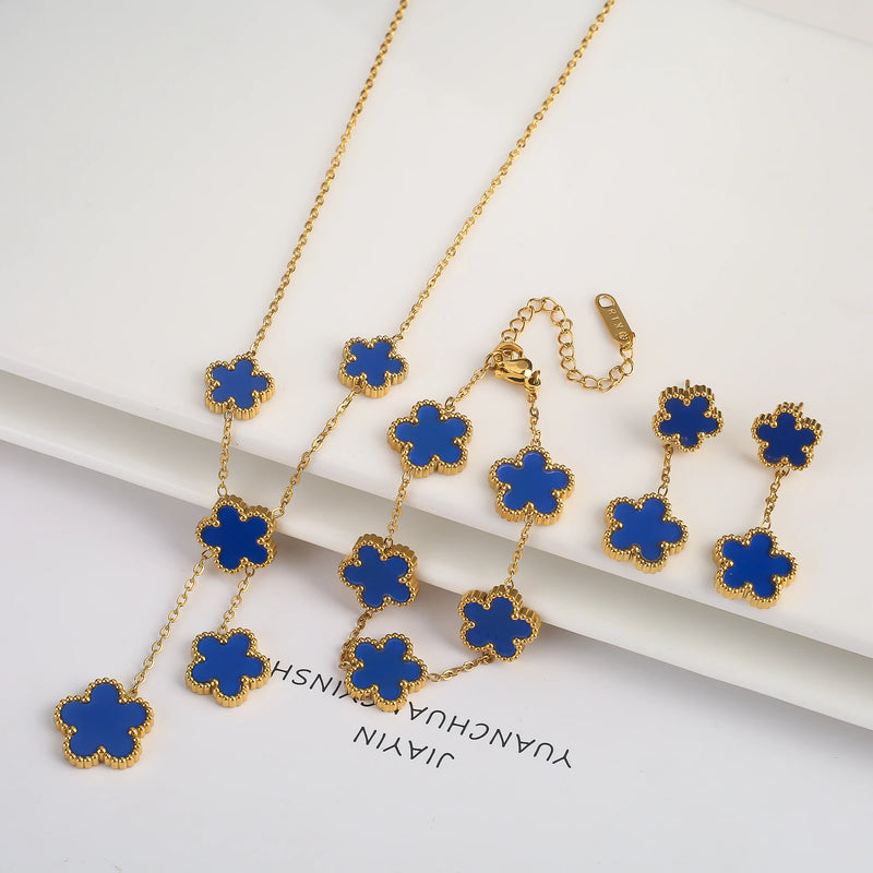 Conjunto Flor Dourada