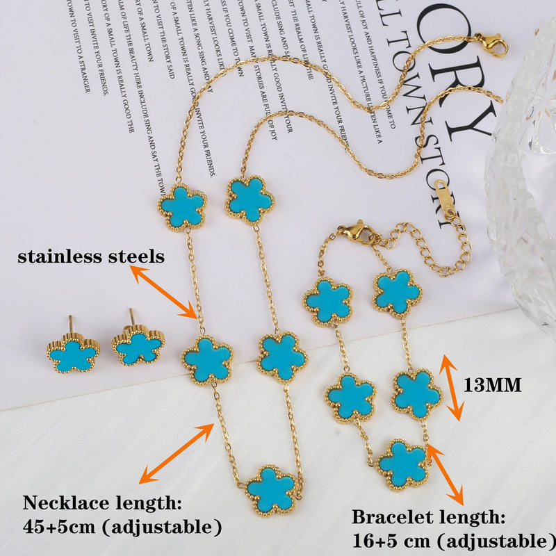Conjunto Flor Dourada