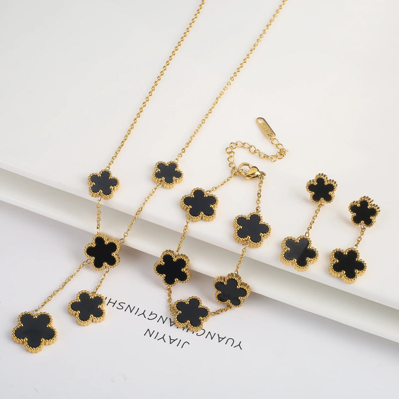 Conjunto Flor Dourada