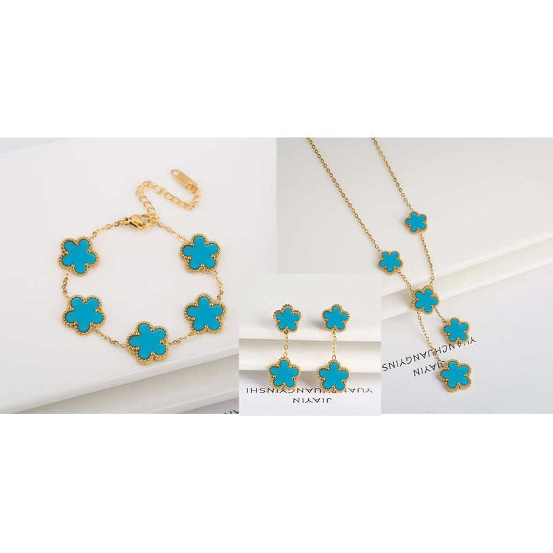 Conjunto Flor Dourada