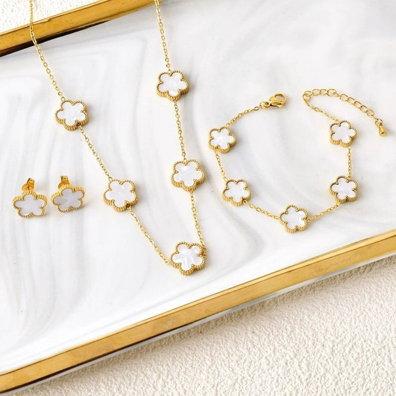 Conjunto Flor Dourada
