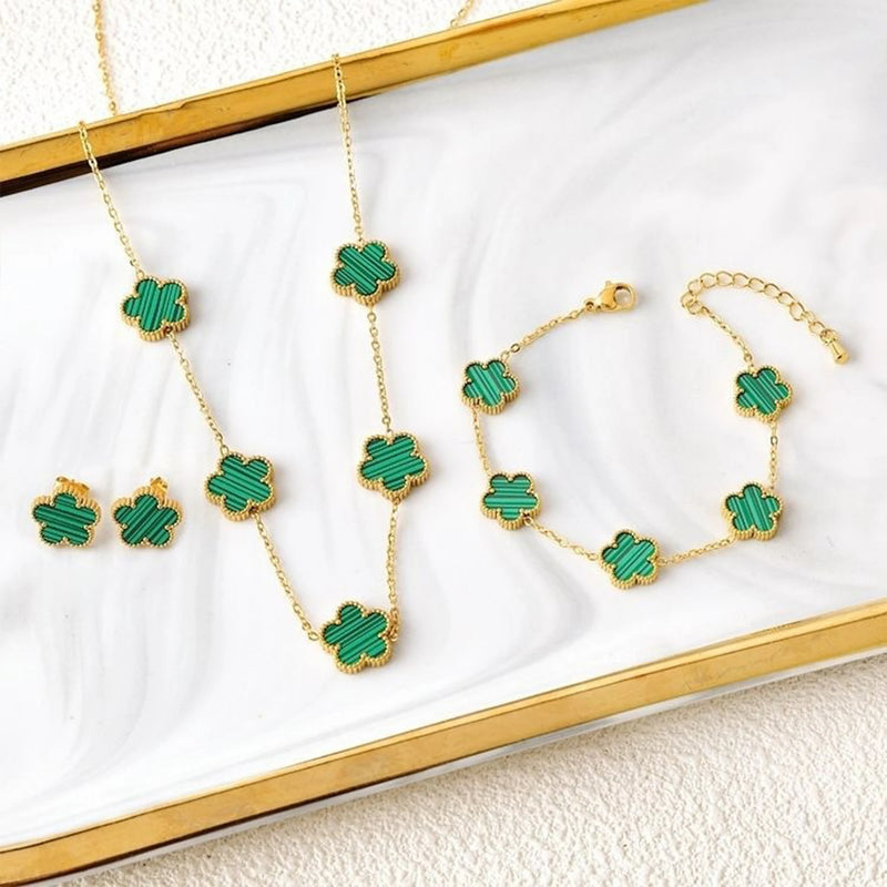 Conjunto Flor Dourada