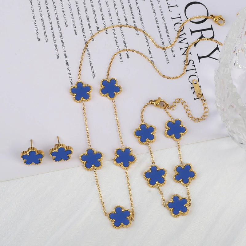 Conjunto Flor Dourada