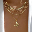 Colar Feminino Multicamadas