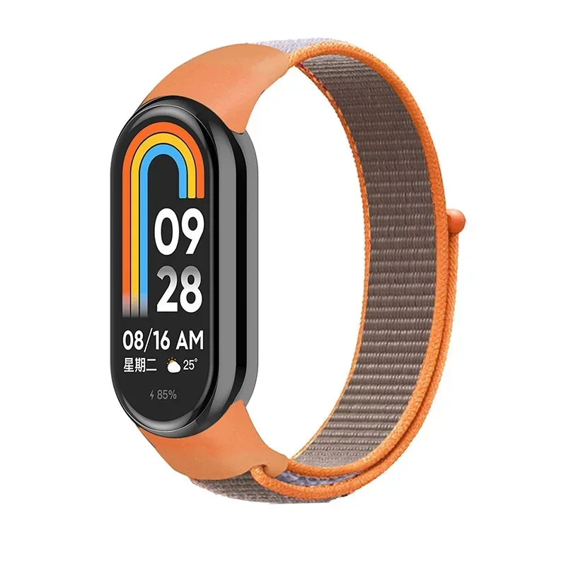 Nylon Loop for xiaomi Mi Band 9 8 Strap NFC SmartWatch Wristband Correa Replacement sport pulsera for Miband 7 6 5 4 3 Bracelet