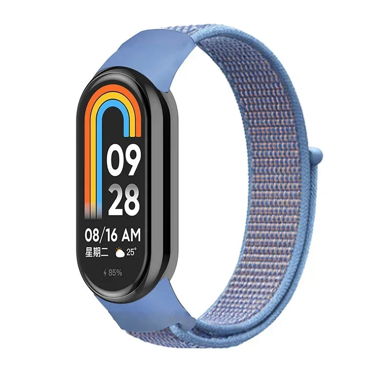 Nylon Loop for xiaomi Mi Band 9 8 Strap NFC SmartWatch Wristband Correa Replacement sport pulsera for Miband 7 6 5 4 3 Bracelet