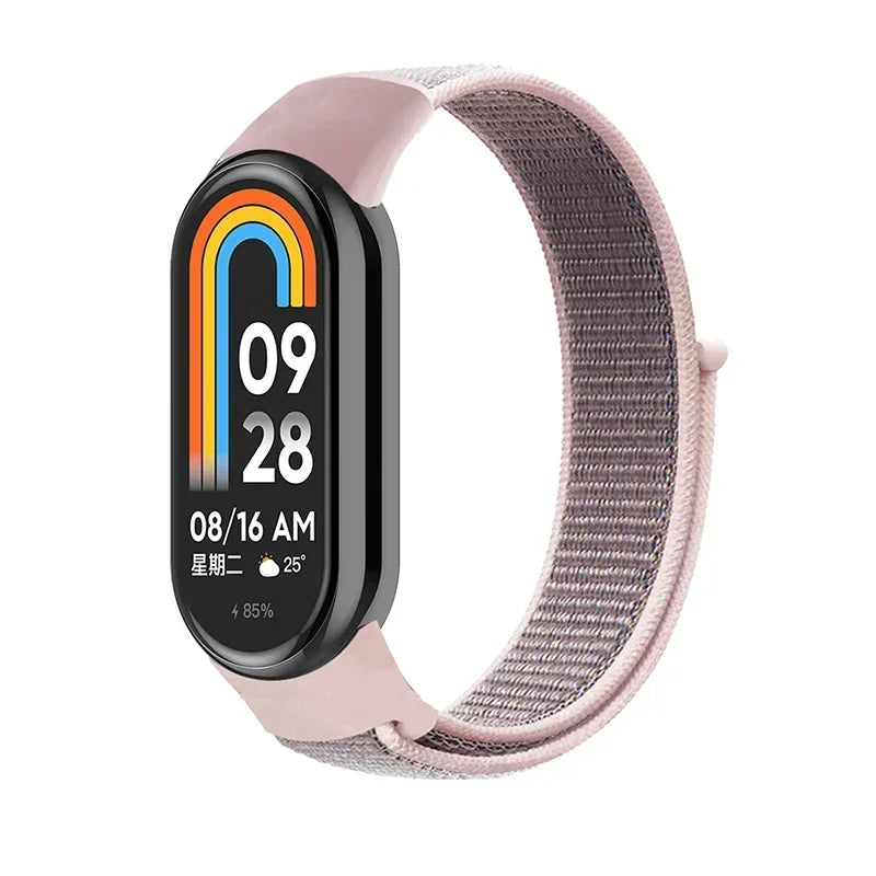 Nylon Loop for xiaomi Mi Band 9 8 Strap NFC SmartWatch Wristband Correa Replacement sport pulsera for Miband 7 6 5 4 3 Bracelet