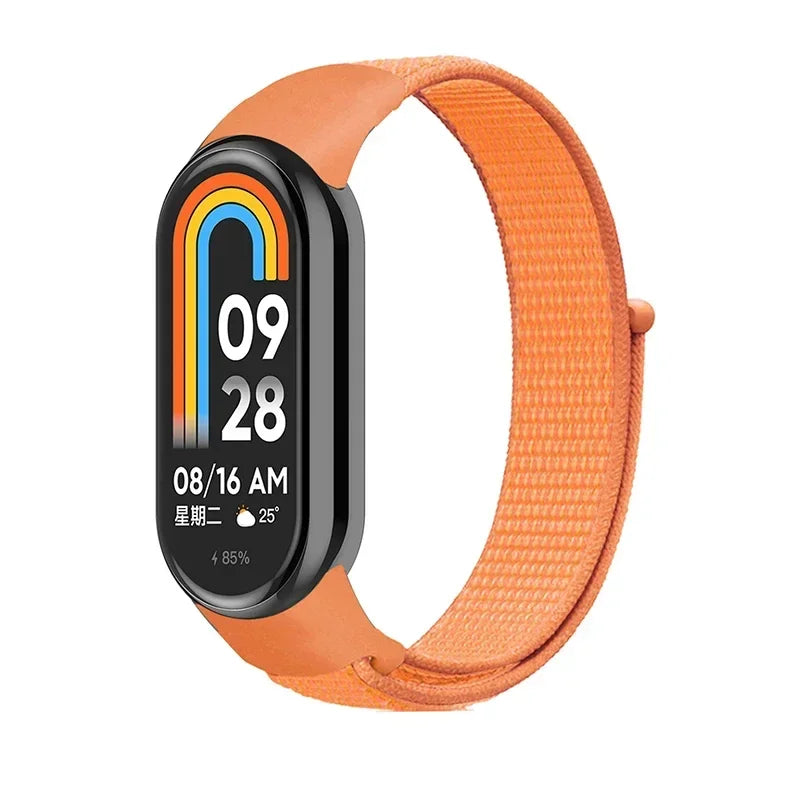 Nylon Loop for xiaomi Mi Band 9 8 Strap NFC SmartWatch Wristband Correa Replacement sport pulsera for Miband 7 6 5 4 3 Bracelet